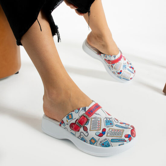 Zuecos cómodos de piel para enfermeras y personal sanitario | TUASOLEA