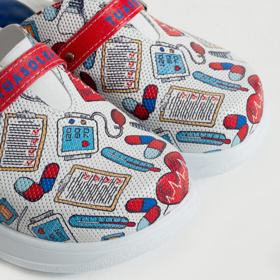 Zuecos cómodos de piel para enfermeras y personal sanitario | TUASOLEA