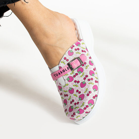 Zuecos cómodos de trabajo con estampado | TUASOLEA