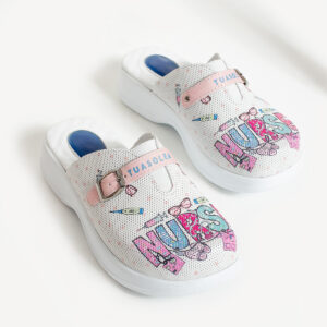 Zuecos sanitarios cómodos de piel para enfermeras Zuecos sanitarios mujer Sanitarios