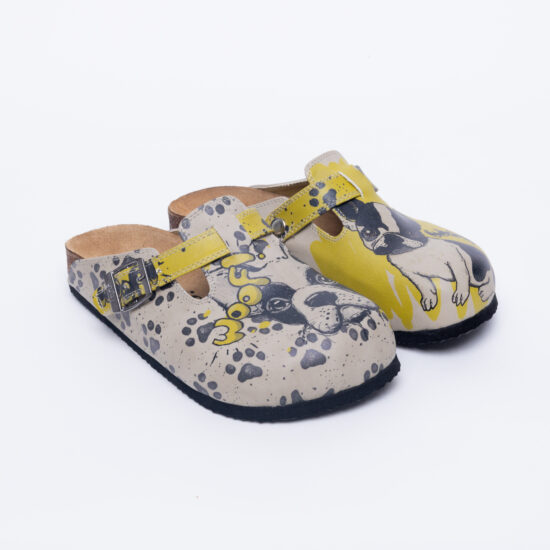 Zuecos planos cómodos para mujer con dibujos | TUASOLEA