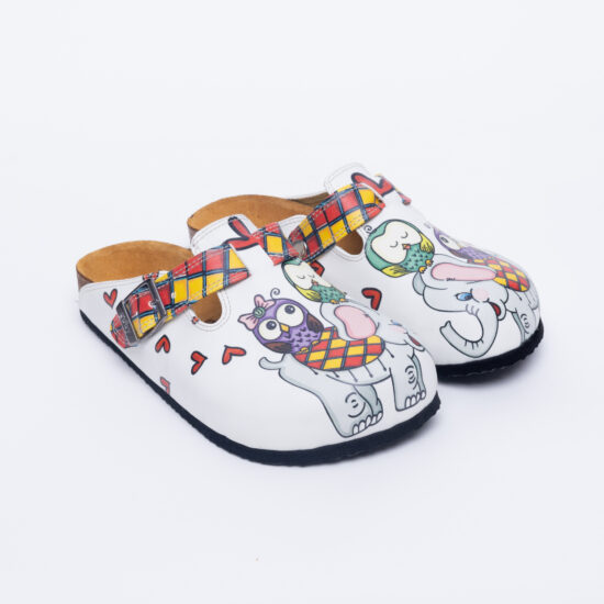 Alternative view of Zuecos planos cómodos para mujer con dibujos