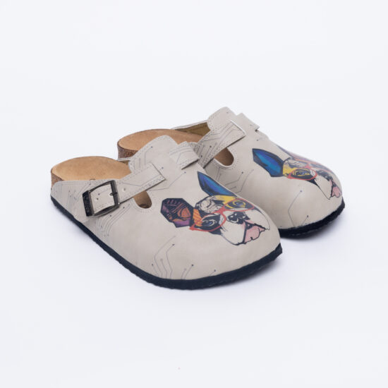Zuecos planos cómodos para mujer con dibujos | TUASOLEA
