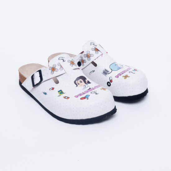 Alternative view of Zuecos sanitarios planos para farmacia