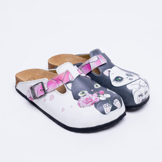 Zuecos planos cómodos para mujer con dibujos | TUASOLEA