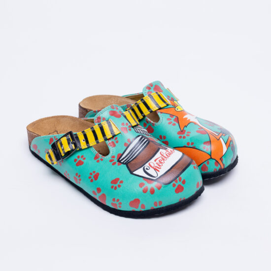 Alternative view of Zuecos planos cómodos para mujer con dibujos