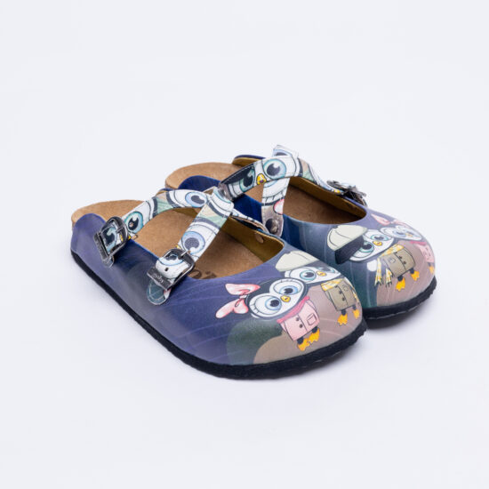 Zuecos planos cómodos para mujer con dibujos | TUASOLEA