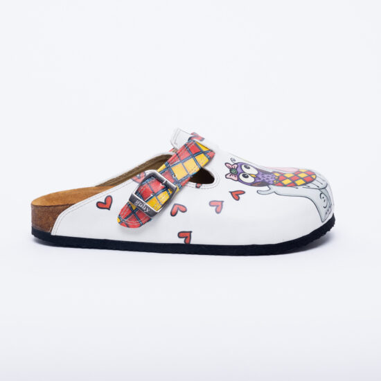 Zuecos planos cómodos para mujer con dibujos | TUASOLEA