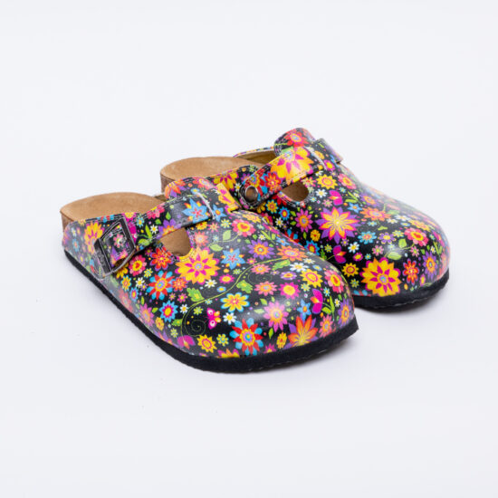 Zuecos planos cómodos para mujer con dibujos | TUASOLEA