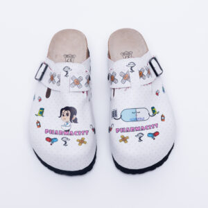 Zuecos sanitarios planos para farmacia Zuecos planos mujer Farmacia