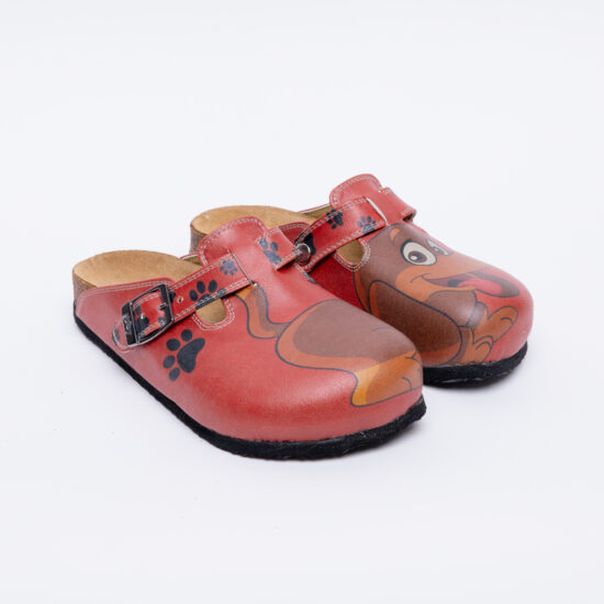 Alternative view of Zuecos planos cómodos para mujer con dibujos