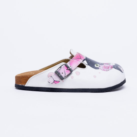 Zuecos planos cómodos para mujer con dibujos | TUASOLEA