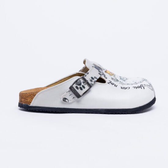 Zuecos planos cómodos para mujer con dibujos | TUASOLEA