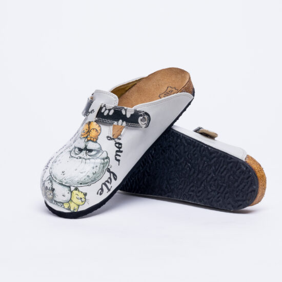 Zuecos planos cómodos para mujer con dibujos | TUASOLEA