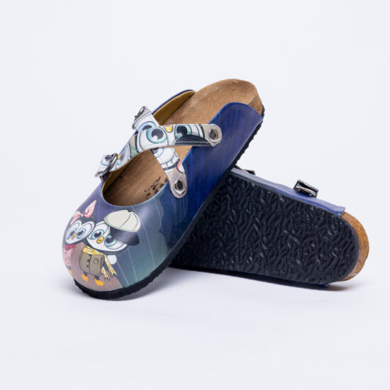 Zuecos planos cómodos para mujer con dibujos | TUASOLEA