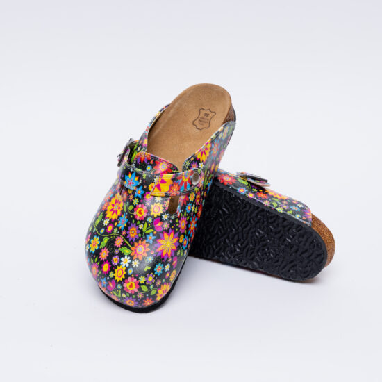 Zuecos planos cómodos para mujer con dibujos | TUASOLEA