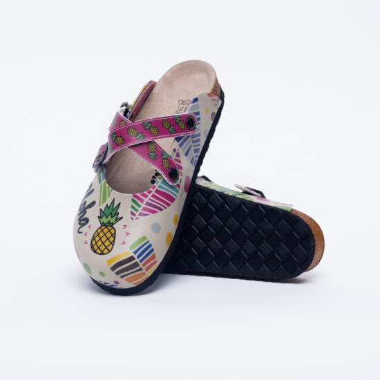 Zuecos planos cómodos para mujer con dibujos | TUASOLEA