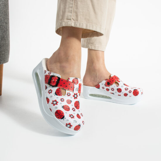 Zuecos anatómicos con plataforma y diseño colorido para mujer | TUASOLEA