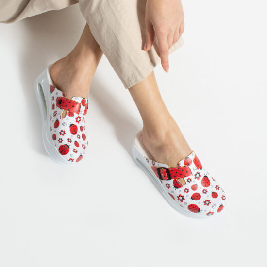 Zuecos anatómicos con plataforma y diseño colorido para mujer | TUASOLEA