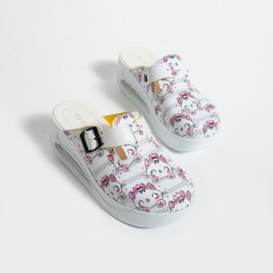 Zuecos anatómicos con plataforma y diseño colorido para mujer | TUASOLEA