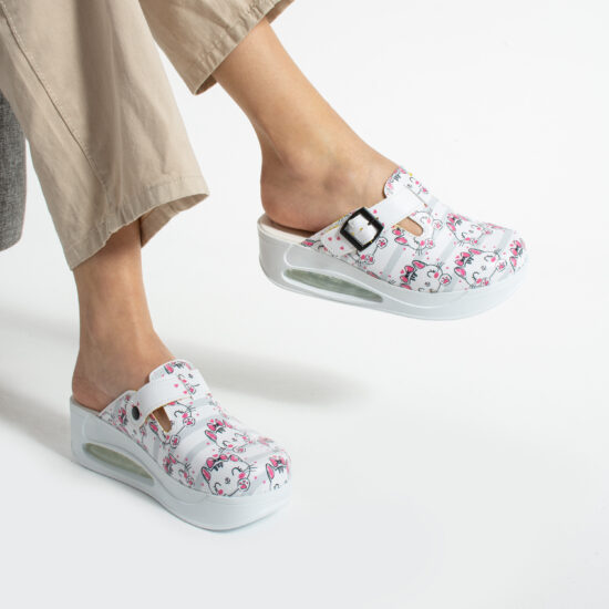 Zuecos anatómicos con plataforma y diseño colorido para mujer | TUASOLEA