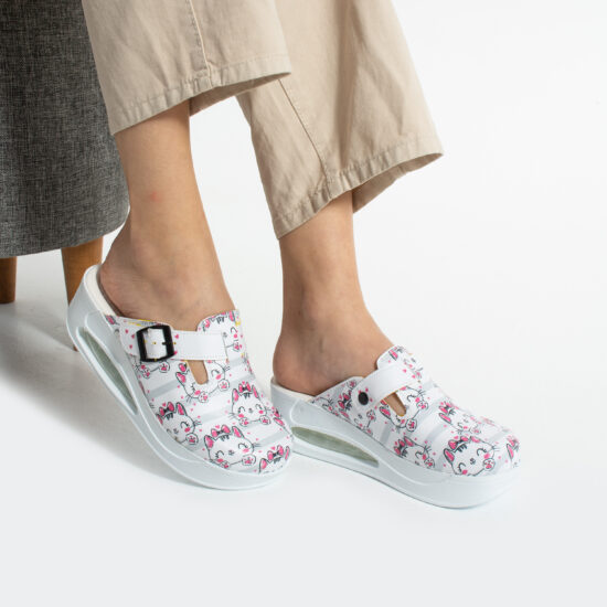 Zuecos anatómicos con plataforma y diseño colorido para mujer | TUASOLEA