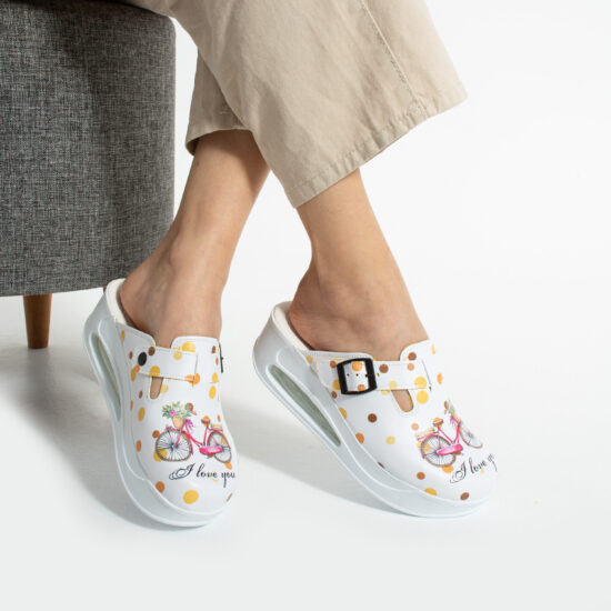 Zuecos anatómicos con plataforma y diseño colorido para mujer | TUASOLEA