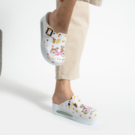 Zuecos anatómicos con plataforma y diseño colorido para mujer | TUASOLEA