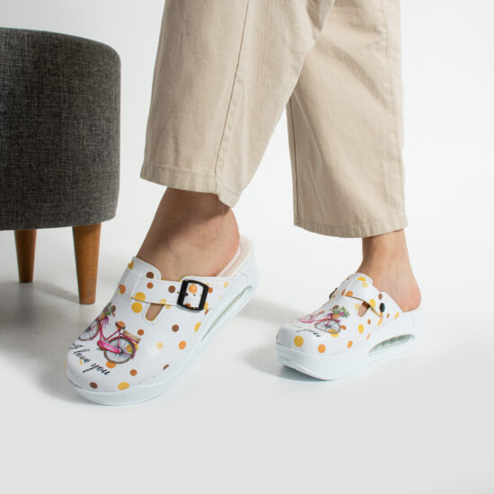 Zuecos anatómicos con plataforma y diseño colorido para mujer | TUASOLEA