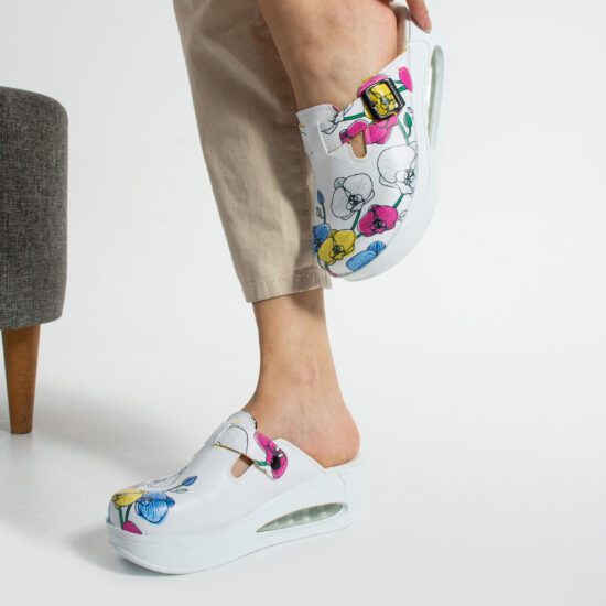 Zuecos anatómicos con plataforma y diseño colorido para mujer | TUASOLEA