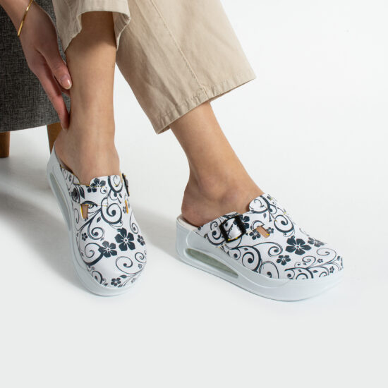 Zuecos anatómicos con plataforma y diseño colorido para mujer | TUASOLEA