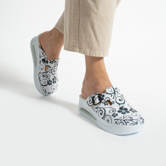 Zuecos anatómicos con plataforma y diseño colorido para mujer | TUASOLEA