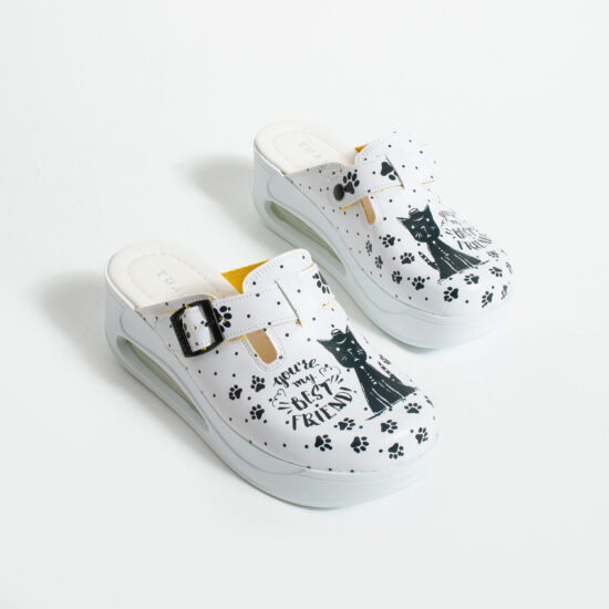 Zuecos anatómicos con plataforma y diseño colorido para mujer | TUASOLEA