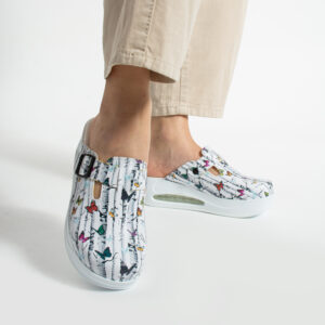 Zuecos anatómicos con plataforma y diseño colorido para mujer Sin categoría Estampados