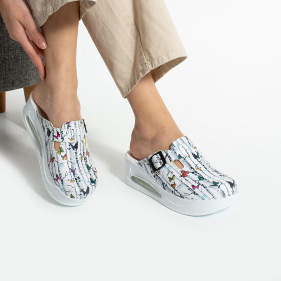 Zuecos anatómicos con plataforma y diseño colorido para mujer | TUASOLEA