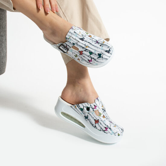 Zuecos anatómicos con plataforma y diseño colorido para mujer | TUASOLEA