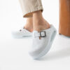 Zuecos sanitarios de piel blanca con plataforma para cocina Sin categoría Cocina Zuecos sanitarios de piel blanca con plataforma para cocina Sin categoría Cocina