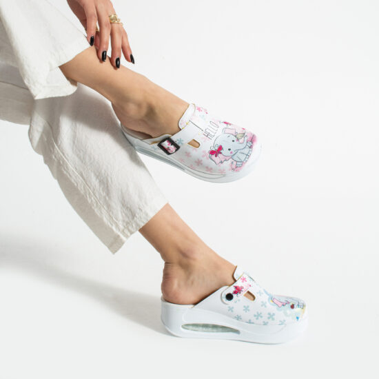 Zuecos anatómicos con plataforma y diseño colorido para mujer | TUASOLEA