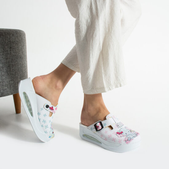 Zuecos anatómicos con plataforma y diseño colorido para mujer | TUASOLEA