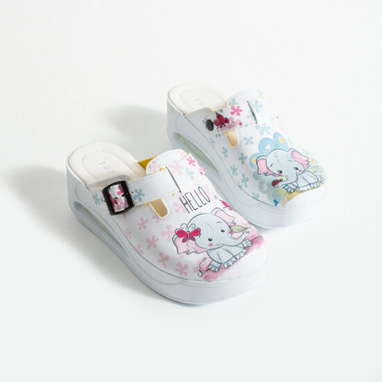 Zuecos anatómicos con plataforma y diseño colorido para mujer | TUASOLEA