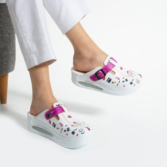 Zuecos con plataforma anatómica para esteticistas | TUASOLEA