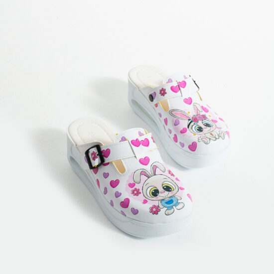 Zuecos de trabajo con plataforma y diseño colorido | TUASOLEA