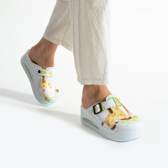 Zuecos de trabajo con plataforma para maestras | TUASOLEA