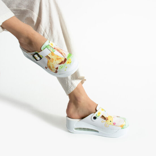 Zuecos de trabajo con plataforma para maestras | TUASOLEA