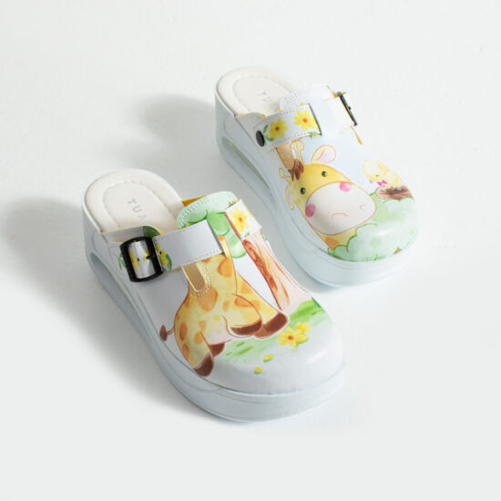 Zuecos de trabajo con plataforma para maestras | TUASOLEA