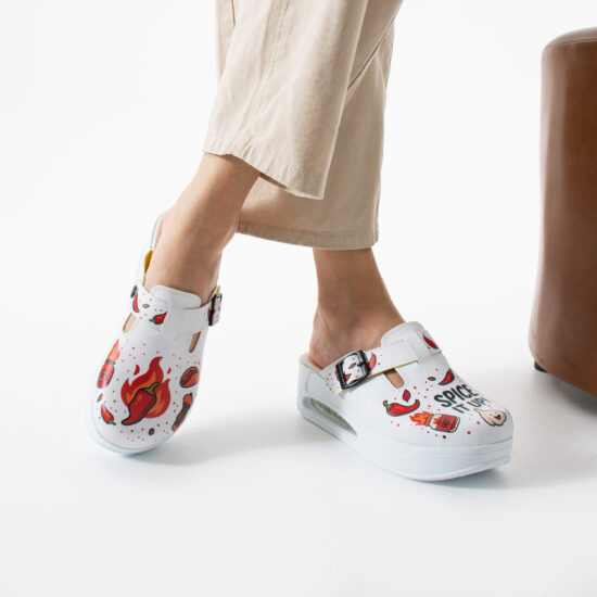 Alternative view of Zuecos de trabajo con plataforma para cocina