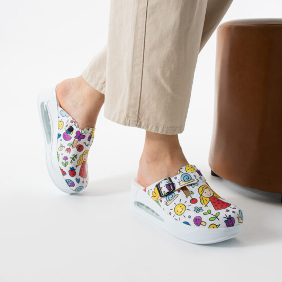 Zuecos de trabajo con plataforma para maestras | TUASOLEA