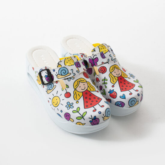 Zuecos de trabajo con plataforma para maestras | TUASOLEA