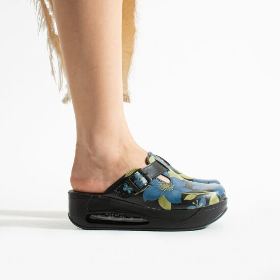 Zuecos de trabajo con plataforma y diseño colorido | TUASOLEA