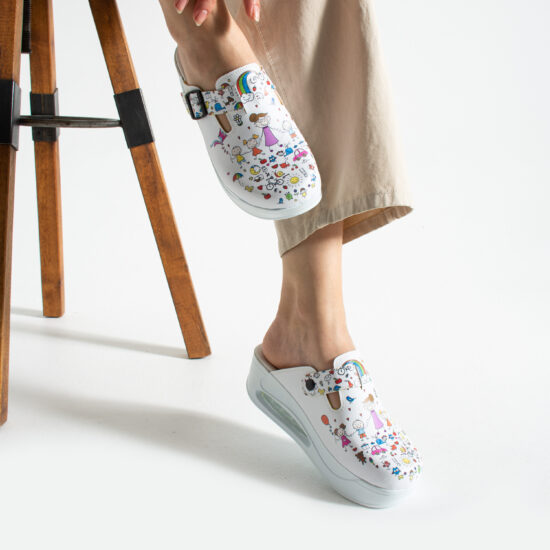 Zuecos de trabajo con plataforma para maestras | TUASOLEA